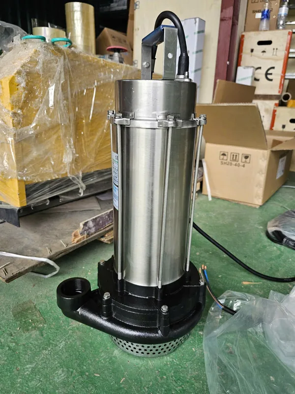Bơm chìm dùng để tháo cạn ao cuối vụ